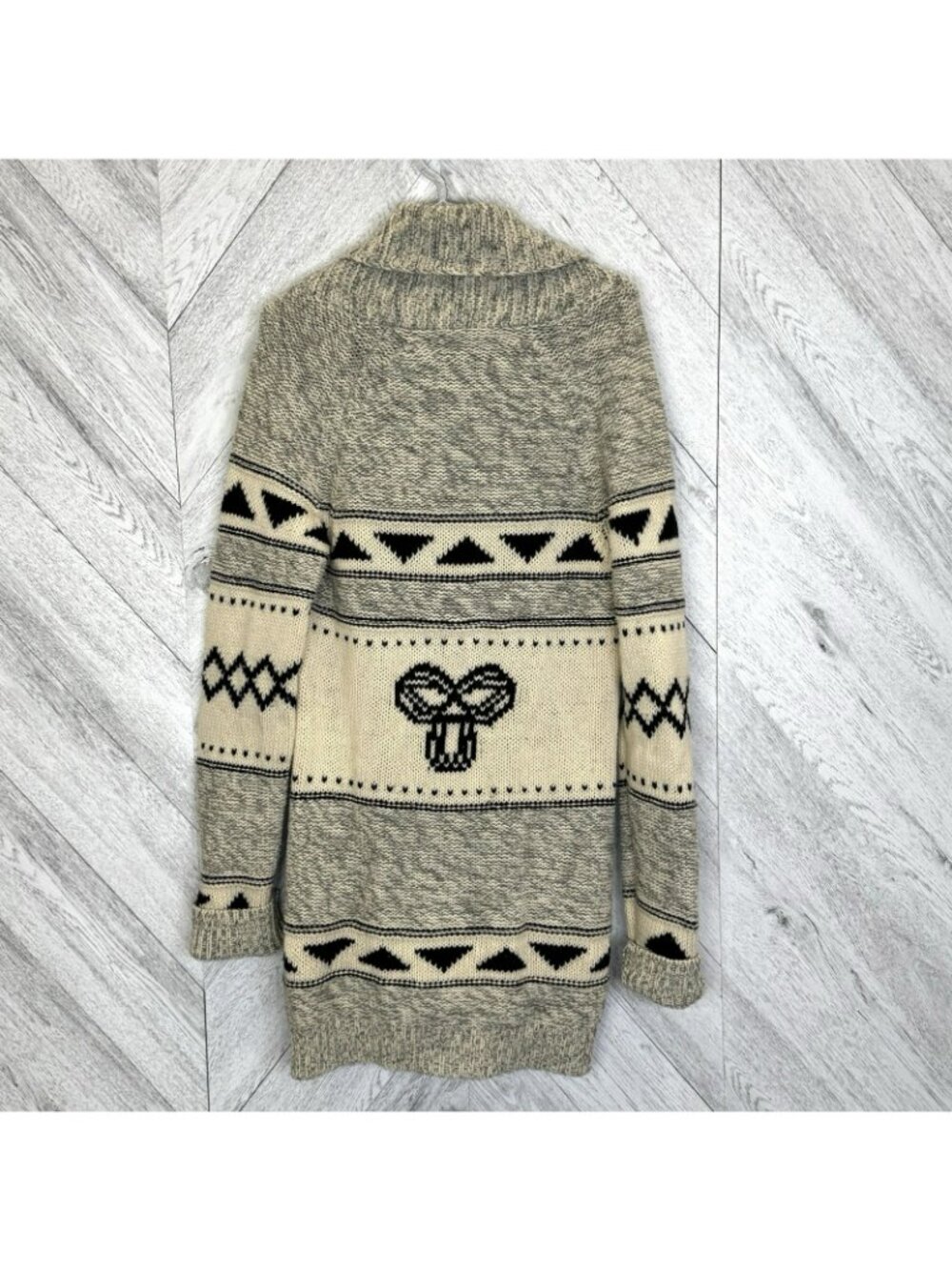 Aritzia TNA Sea To Sky Cardigan Sweater Womens Large Shawl Collar Button Front - Picture 4 of 4